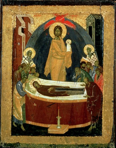 La Dormizione, c.1392 da Theophanes the Greek